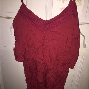 Red romper